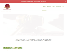 Tablet Screenshot of lawyerludhiana.com